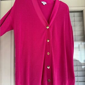 Crown‎ and ivy got pink cardigan size medium
